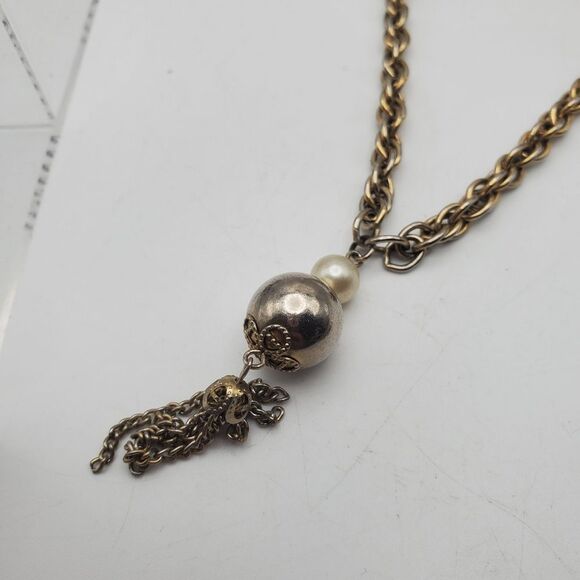 DungeonĀ Chain ornateāball beadedā tassel necklace - Picture 2 of 3